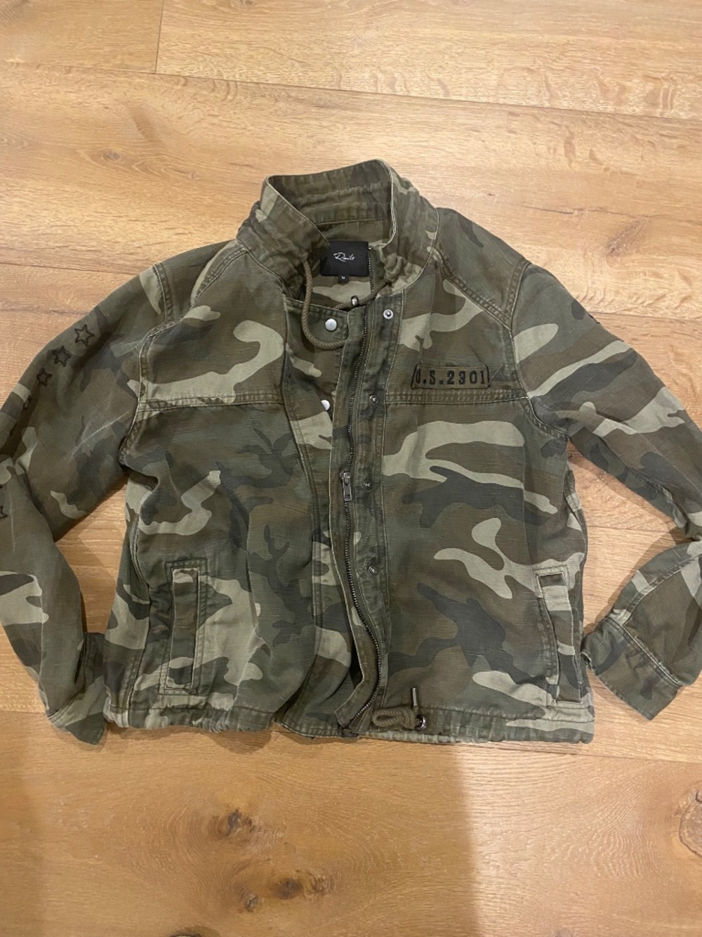 RAILS Tennessee Military Jacket Women’s Medium Olive Green Utility Coat Army Chi - Picture 3 of 9